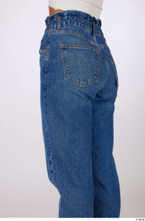 Suleika casual dressed high waist loose jeans thigh 0004.jpg